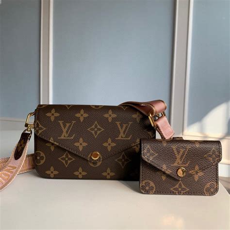 lv 二合一|迷你包款 包款 小包款 手機包 斜背小包 LV Félicie Strap & Go 信 .